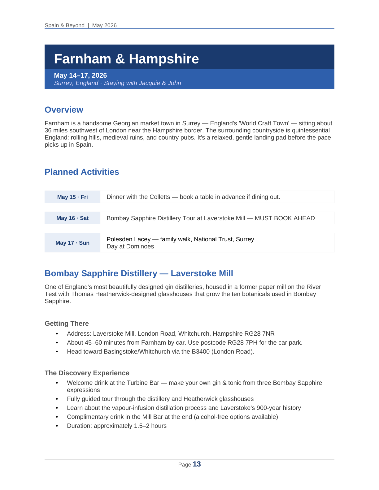 Spain 2026 Travel Planner page 13